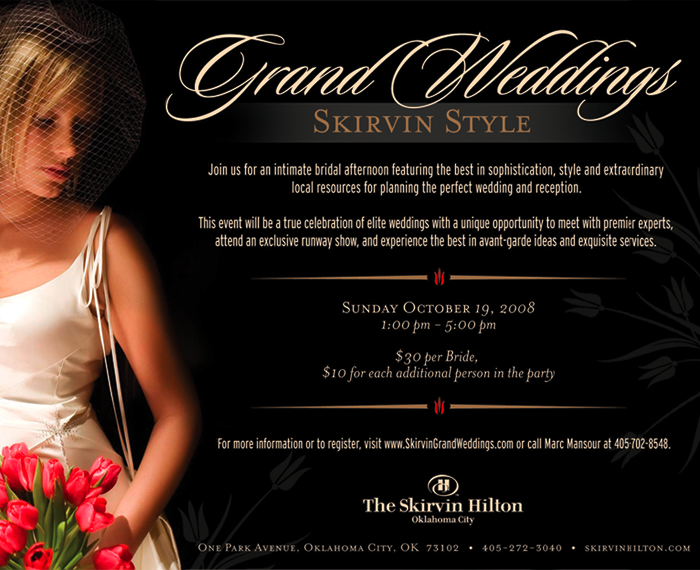 a grand weddings event – skirvin style