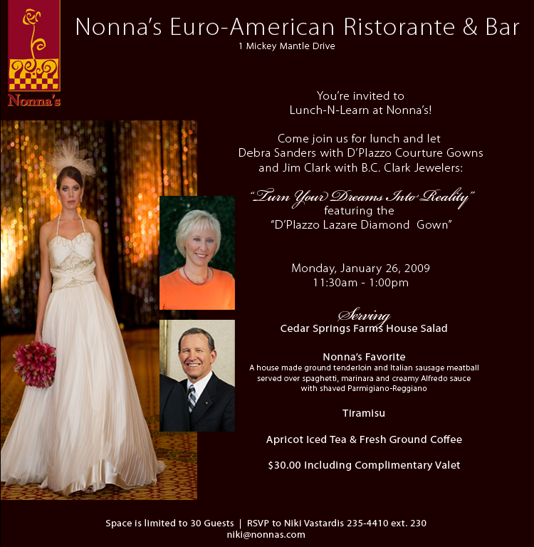 youre invited to lunch n learn at nonnas