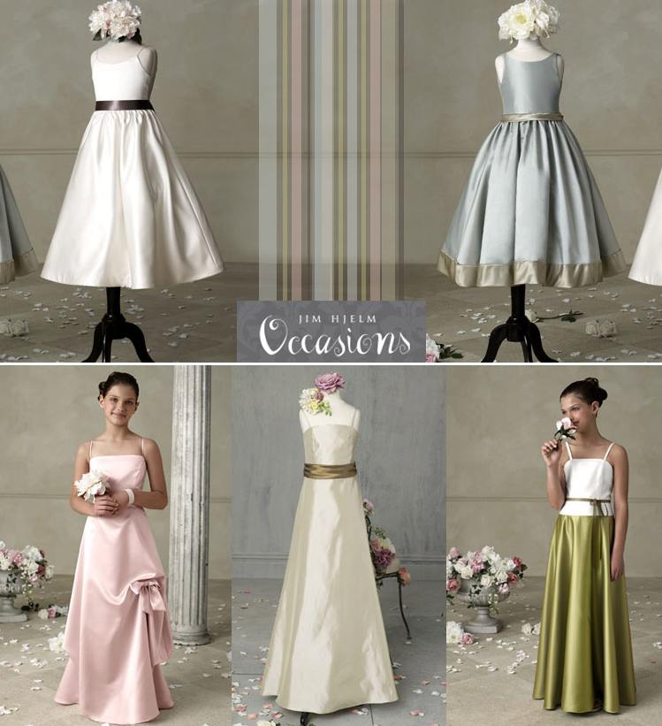 darling flower girl and junior bridesmaid dresses by jim hjelm