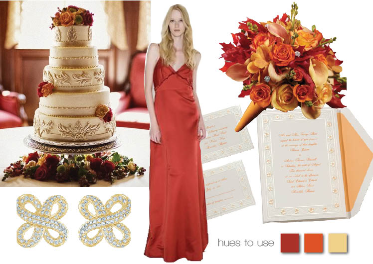 fall into fall with red orange and yellow