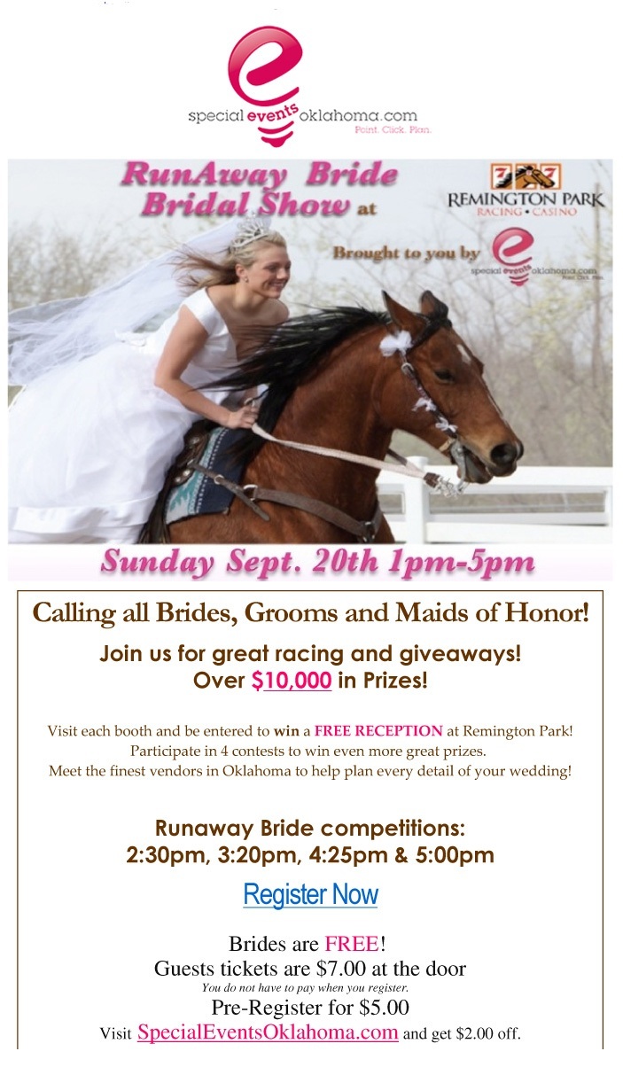runaway bride bridal show