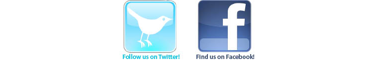 find us and follow us