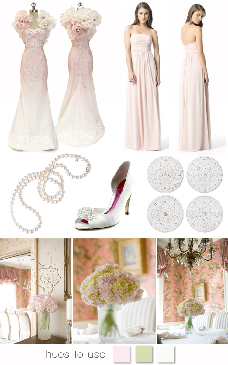 delicate pale pink
