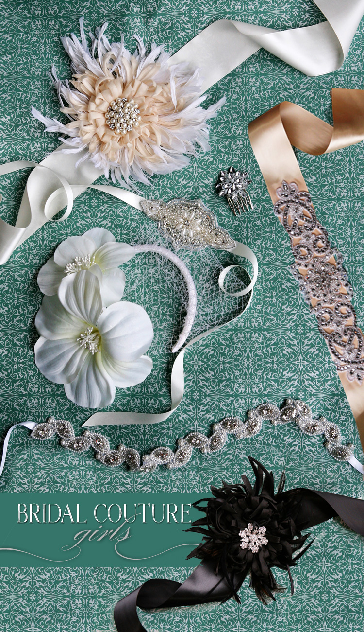 must have wedding accessories–bridal couture girls