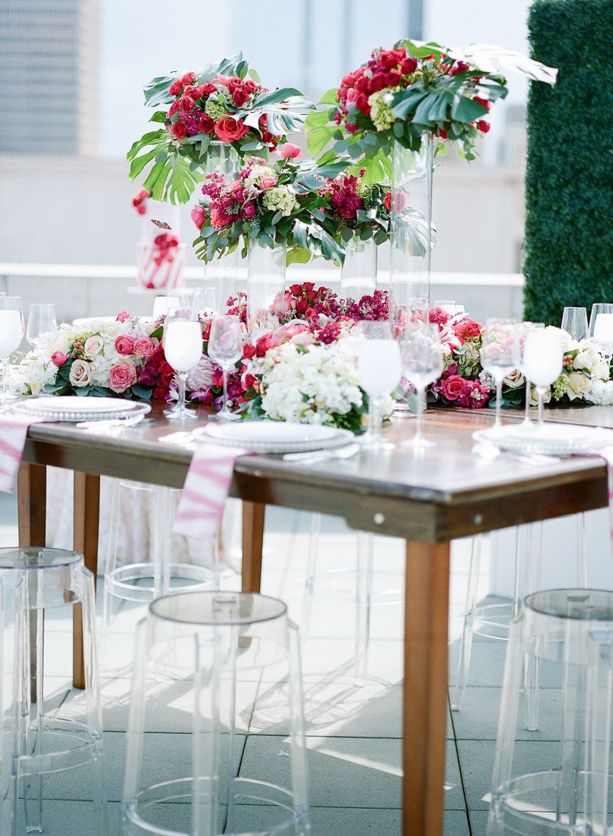 Colorful Rooftop Soiree Oklahoma Wedding Planner Alli Coleman Events 18