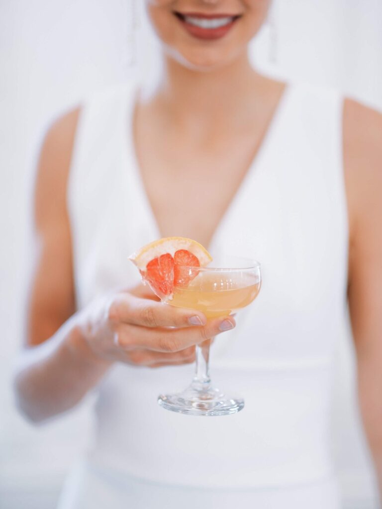 Pro tip: signature cocktails are an easy and fun way to add personality to your wedding day! To make it