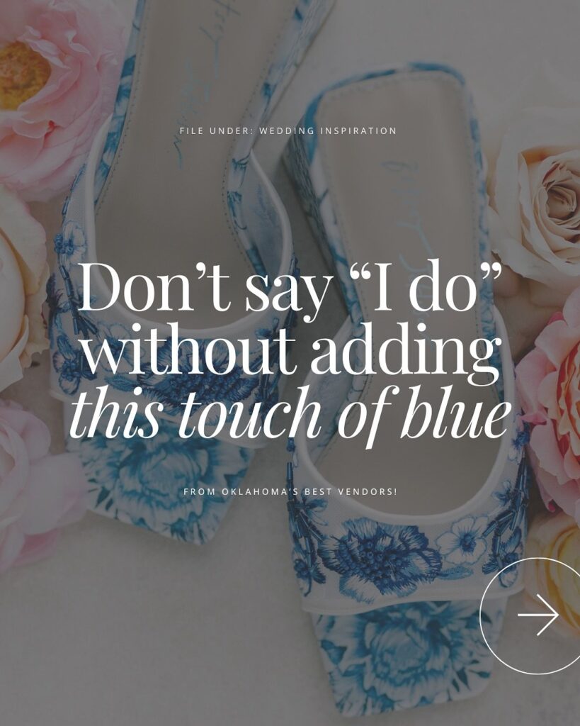 If “Something Blue” is on your checklist… you’ll want to save this 💙⁠ •⁠ •⁠ Wed Society | Oklahoma FEATURED